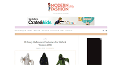 Desktop Screenshot of modernfashionblog.com